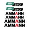 Ammann AP240 Decal Kit - Roller