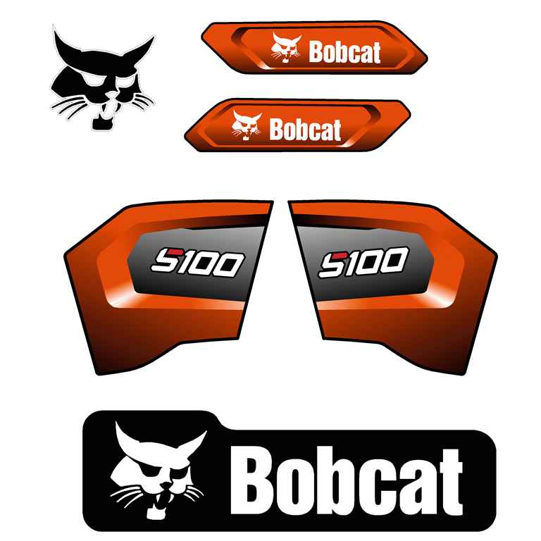 Bobcat S100 Later Style Decal Kit