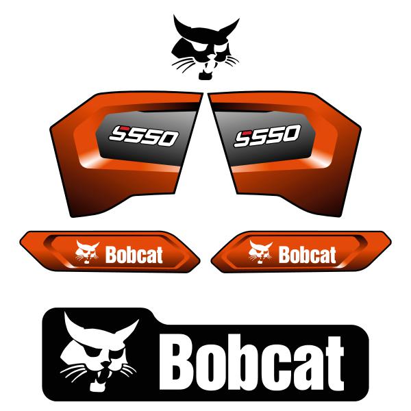 Bobcat S550 Decal Kit Later Style