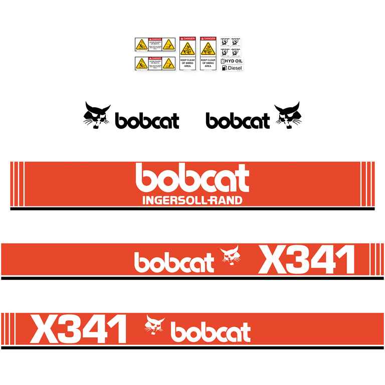 Bobcat X341  Decal Kit