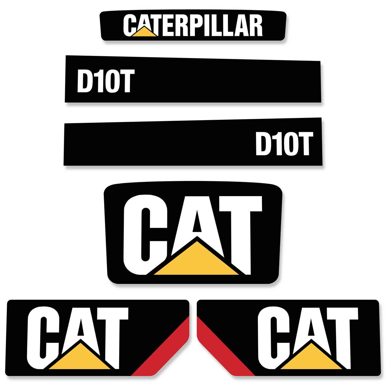 CAT D10T Decals