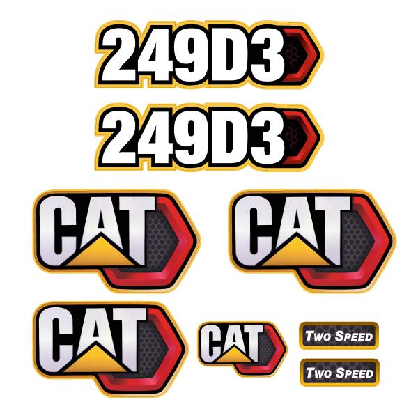 CAT 249D3 Decal Kit
