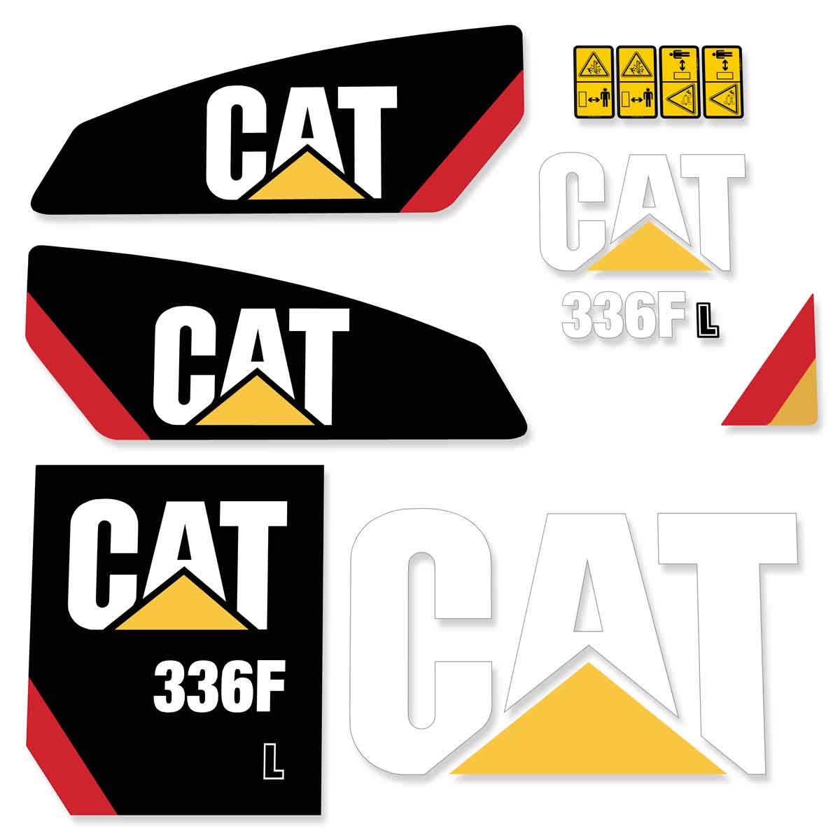 CAT 336FL Decals