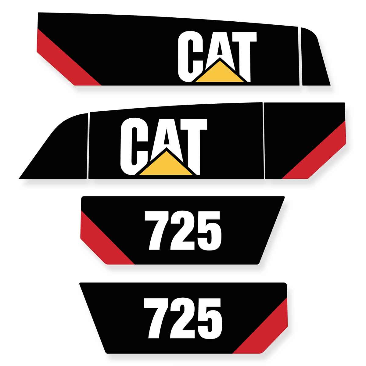 CAT 725 Decals