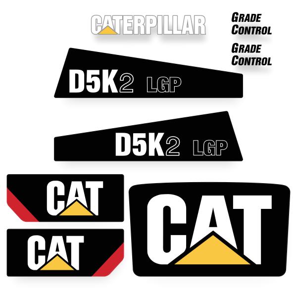 CAT D5K2 LGP Decal Kit - KYY Prefix