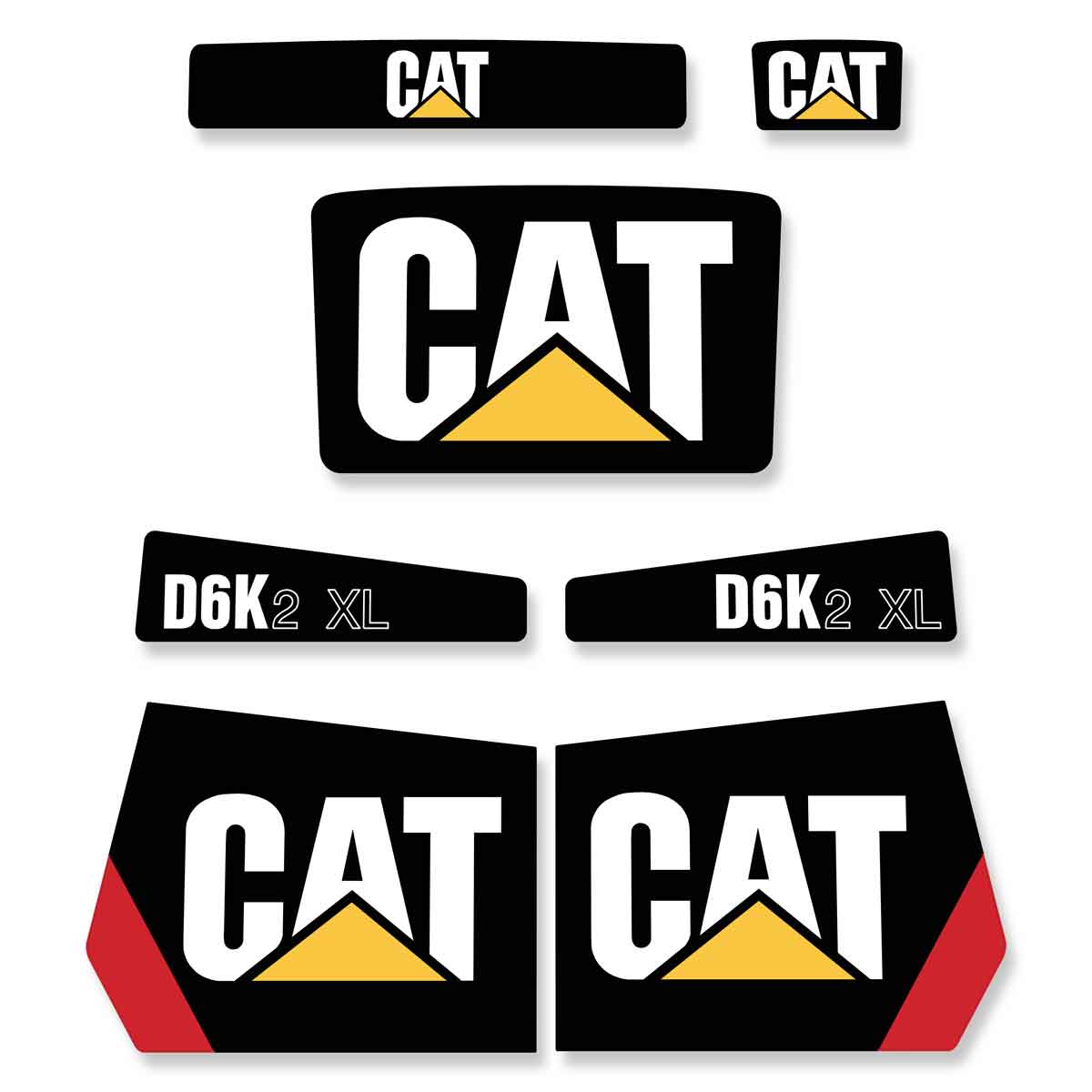 CAT D6K2 XL Decals