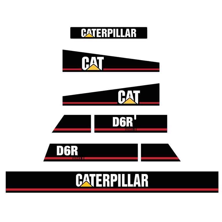 CAT D6R Series 2 Decal Kit