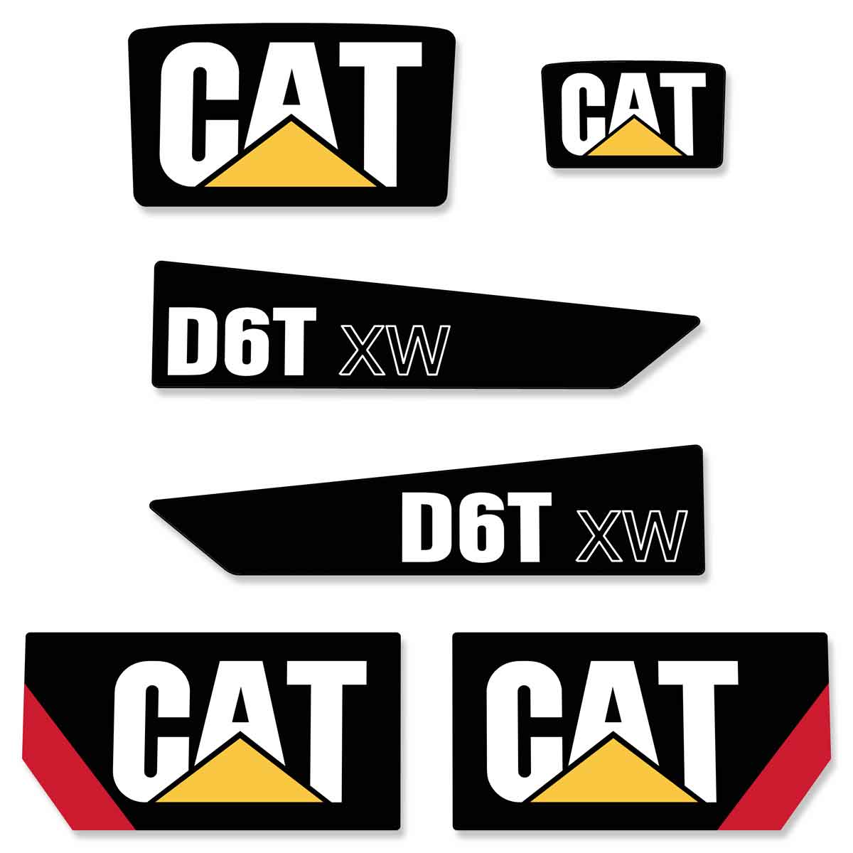 CAT D6T XW Decals - MB5 Prefix