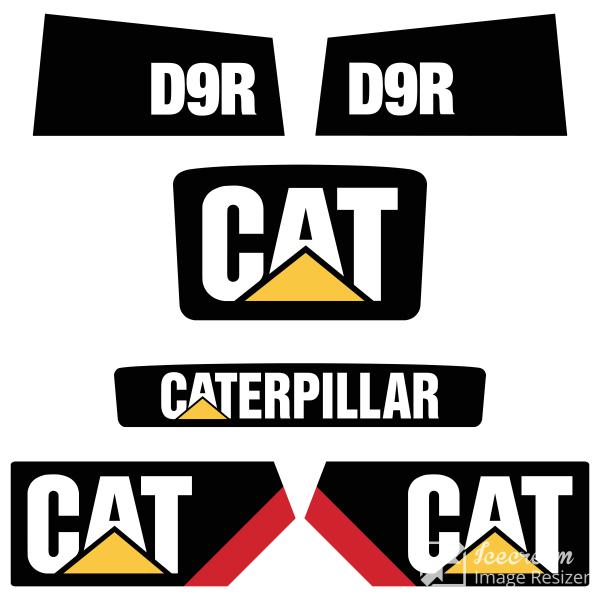 CAT D9R Decal Kit