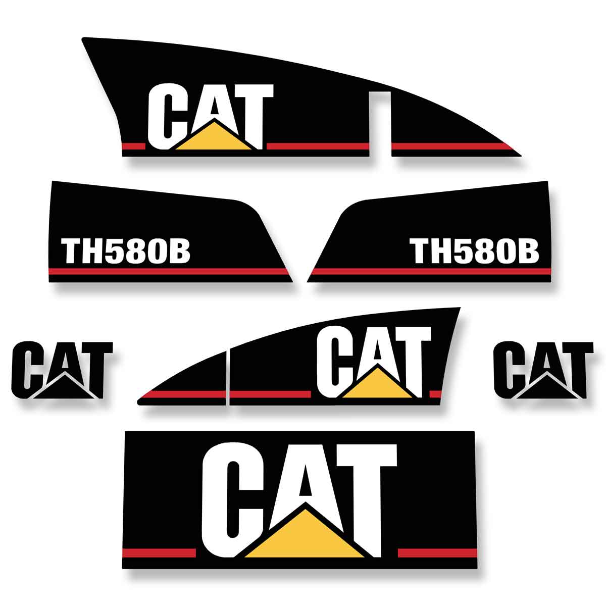 CAT TH580B Decals