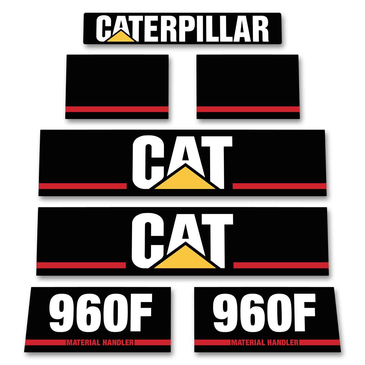 CAT 960F Decals