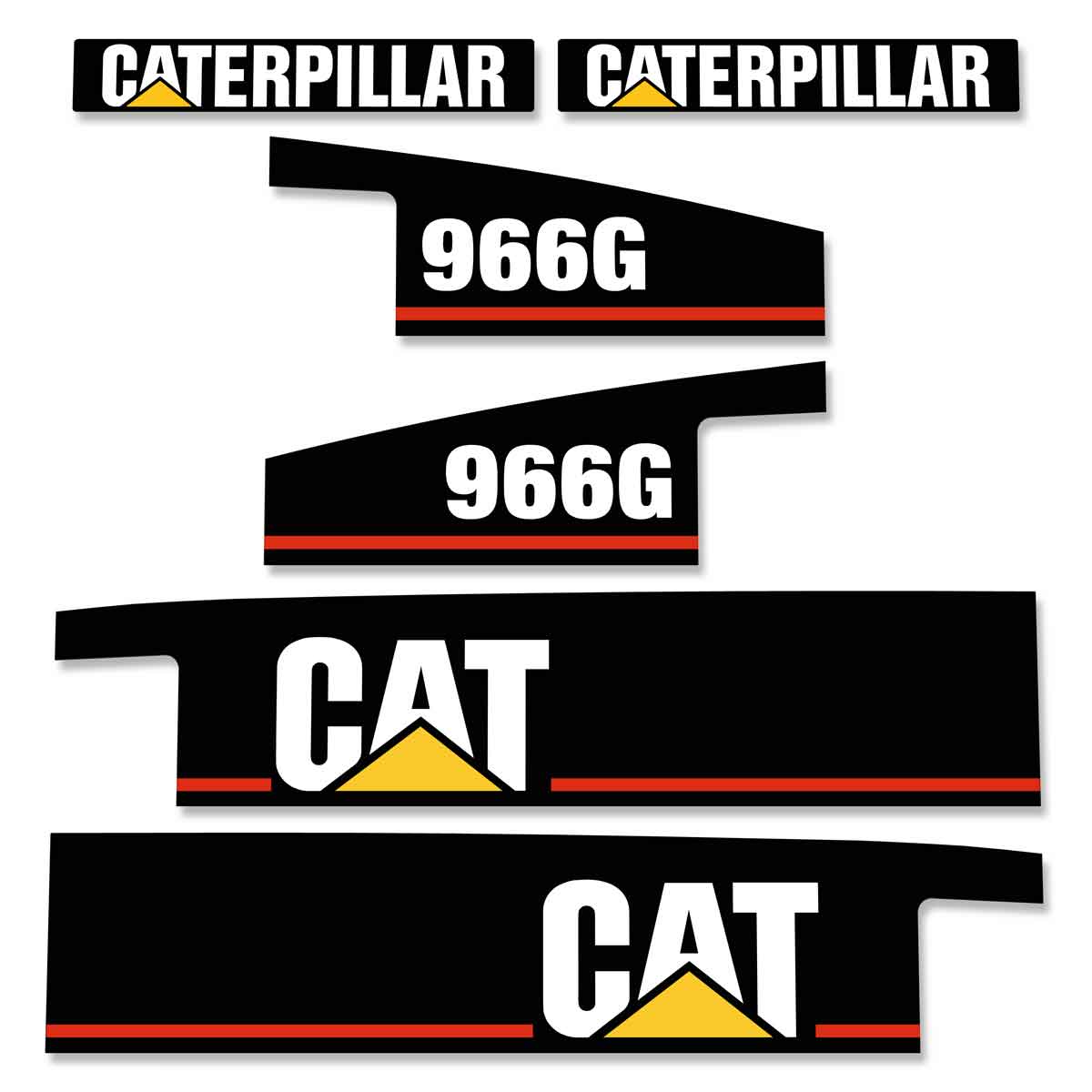 CAT 966G Decals