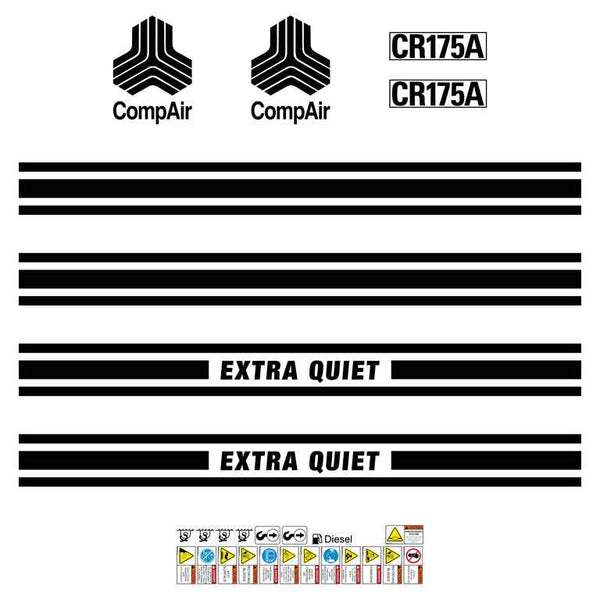 Compair CR175A Decal Kit - Compressor