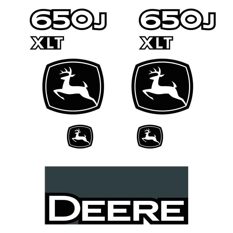 Deere 650J XLT Decal Kit