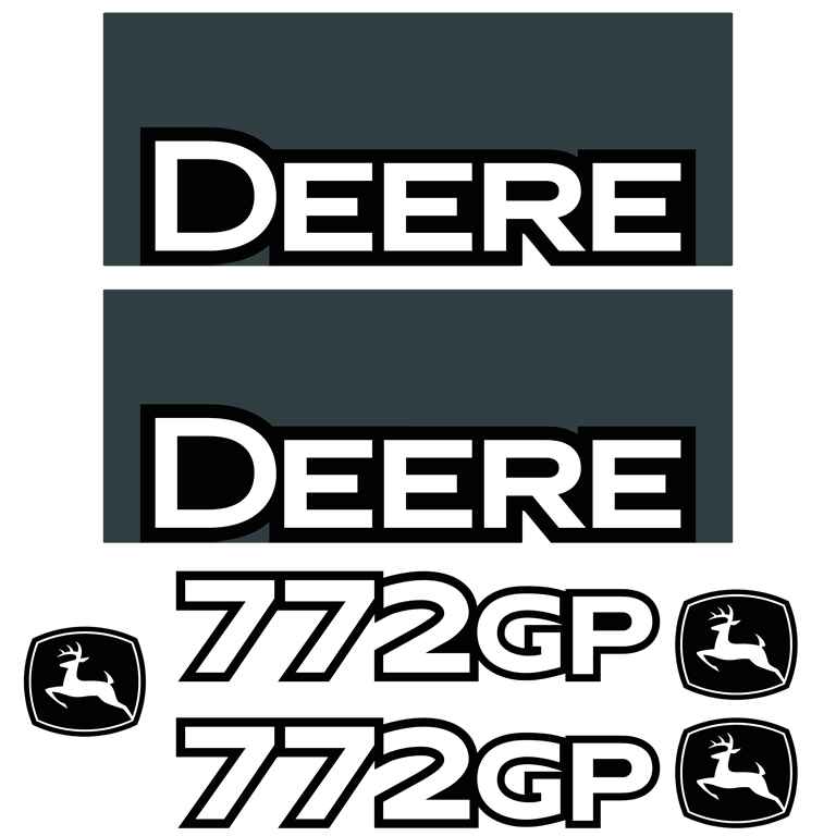 Deere 772GP Decal Kit -