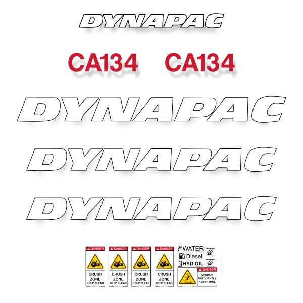 Dynapac CA134 Decal Kit