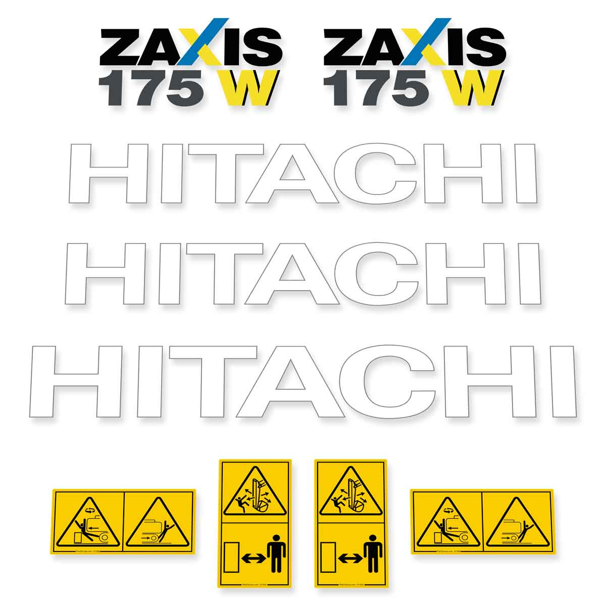 Hitachi ZX175W-5 Decal Kit