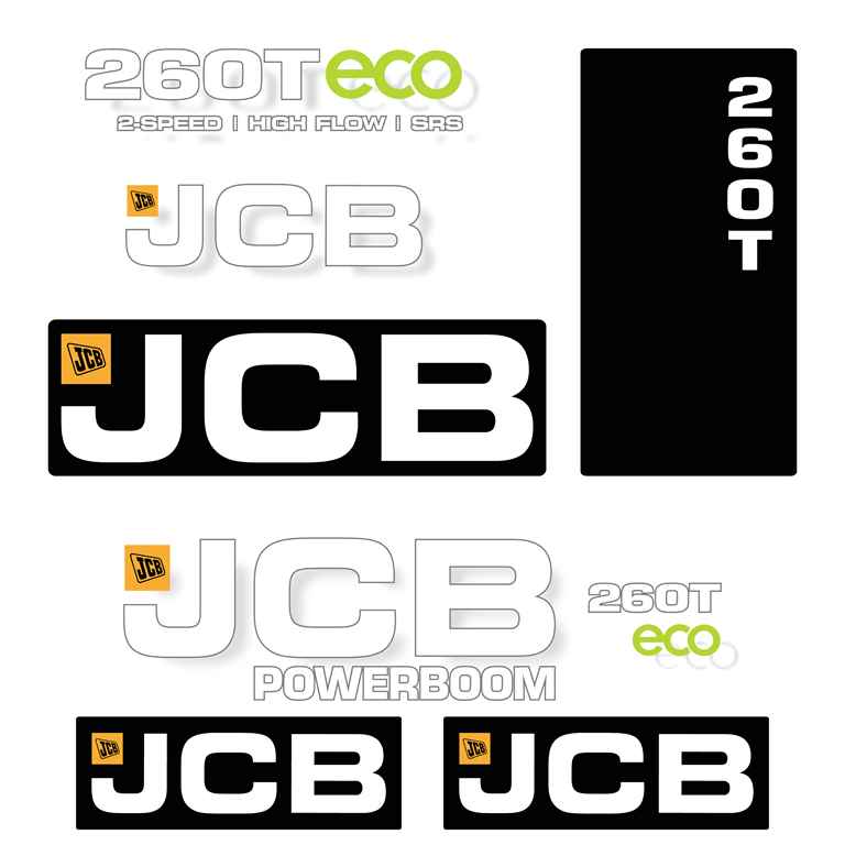 JCB 260T ECO Decal Kit