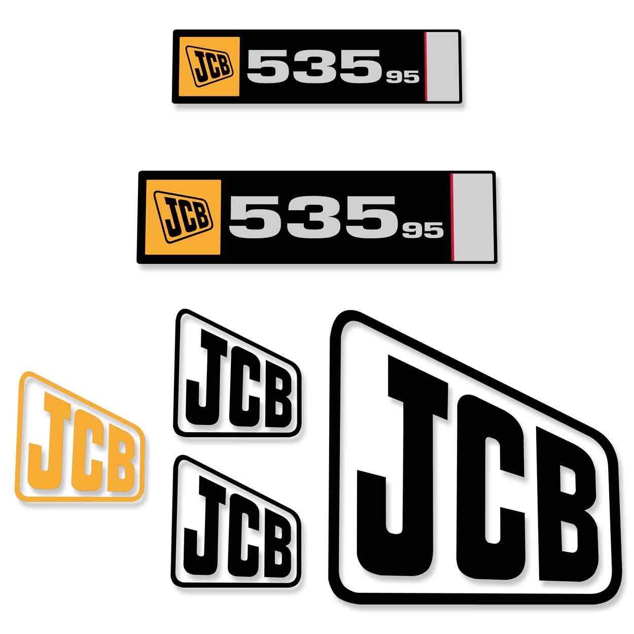 JCB 535-95 Decals - OLDER STYLE