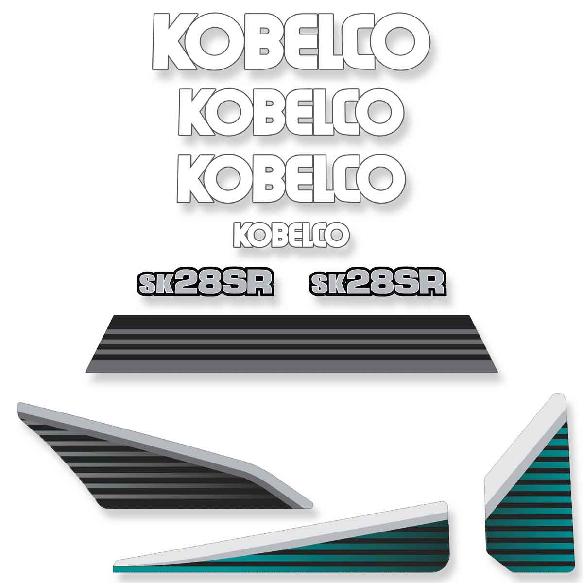 Kobelco SK28SR-6 Decals