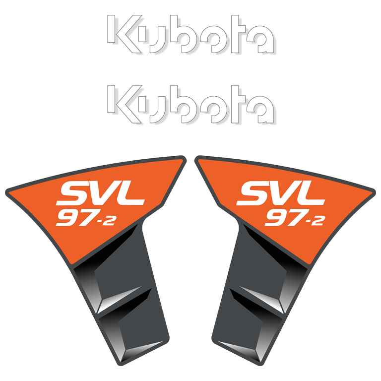 Kubota SVL97-2 Decal Kit