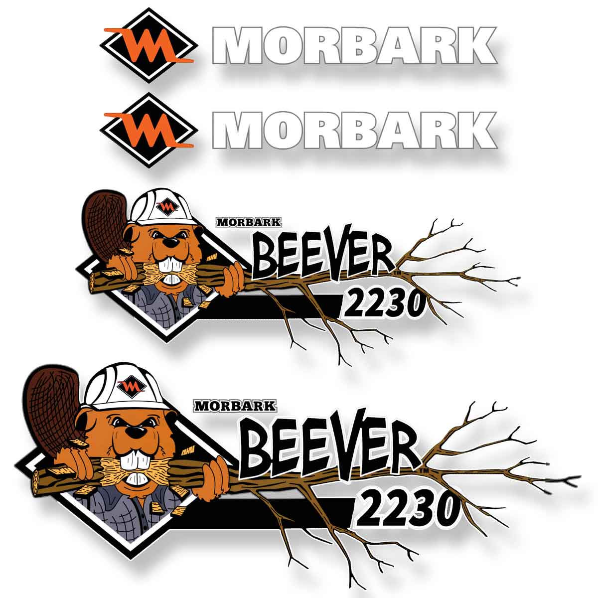 Morbark Beever 2230 Decal Kit
