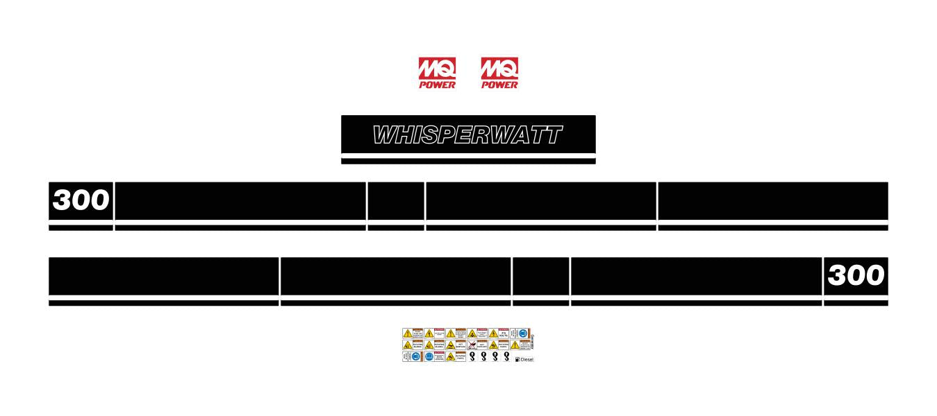 Multiquip MQP240 Decal Kit
