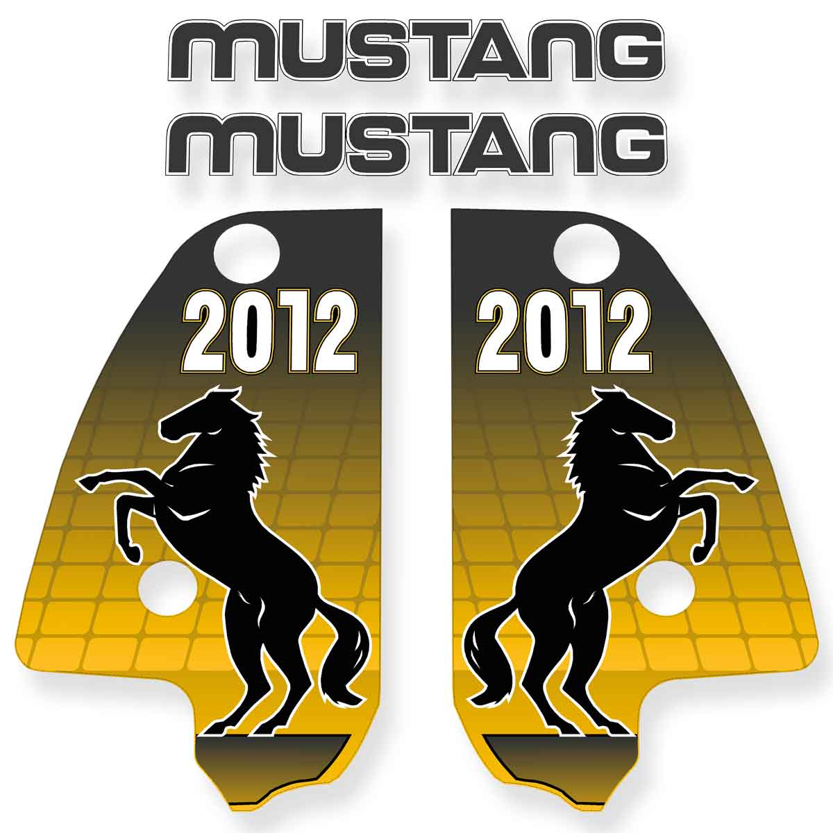 Mustang 2012 Decals