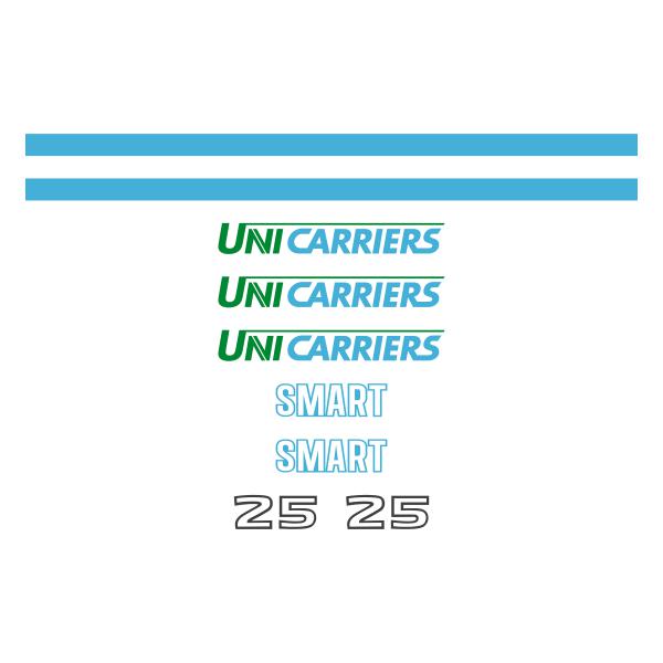 Nissan 25 Unicarriers Decal Kit - Forklift