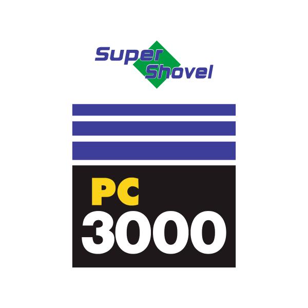 Komatsu PC3000-6 Decal Kit