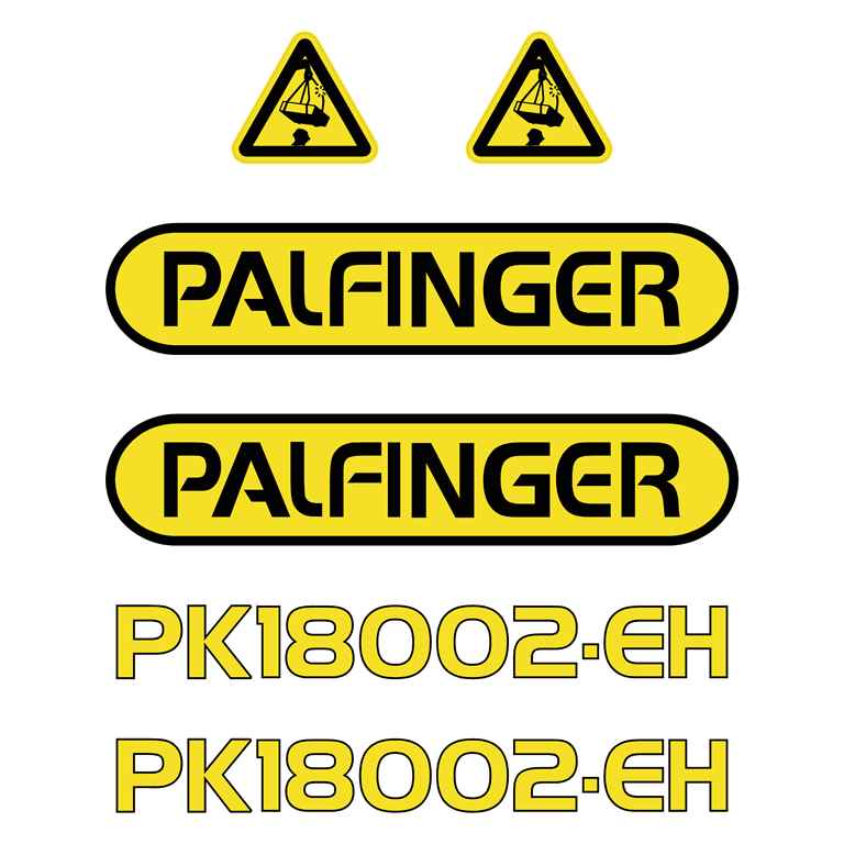 Palfinger PK18002 EH Decal Kit