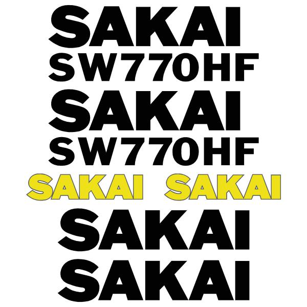 SAKAI SW770HF Decal Kit