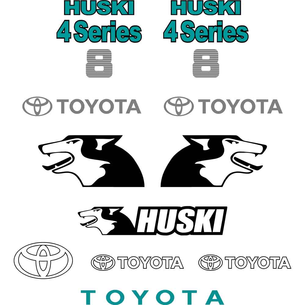 Toyota Huski 4SDK8 Decal Kit