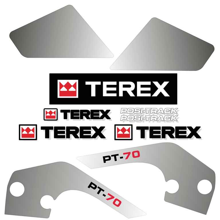 Terex PT70 Decal Kit
