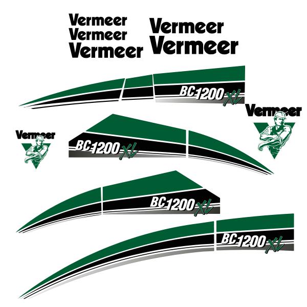 Vermeer BC1200XL Decals