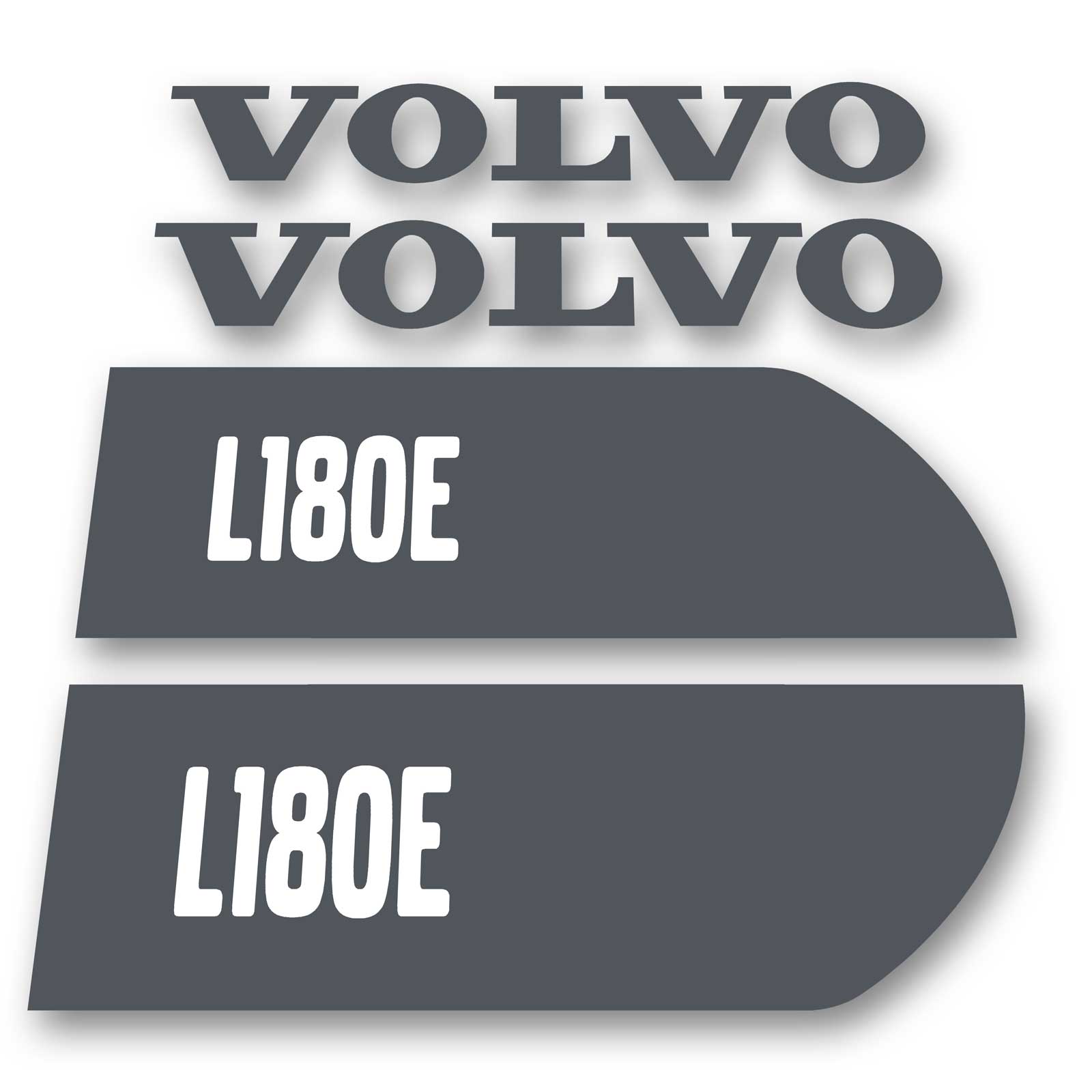 volvo l180e decals