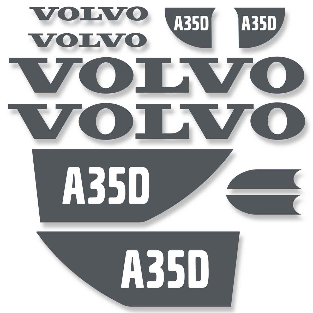 Volvo A35D Decals