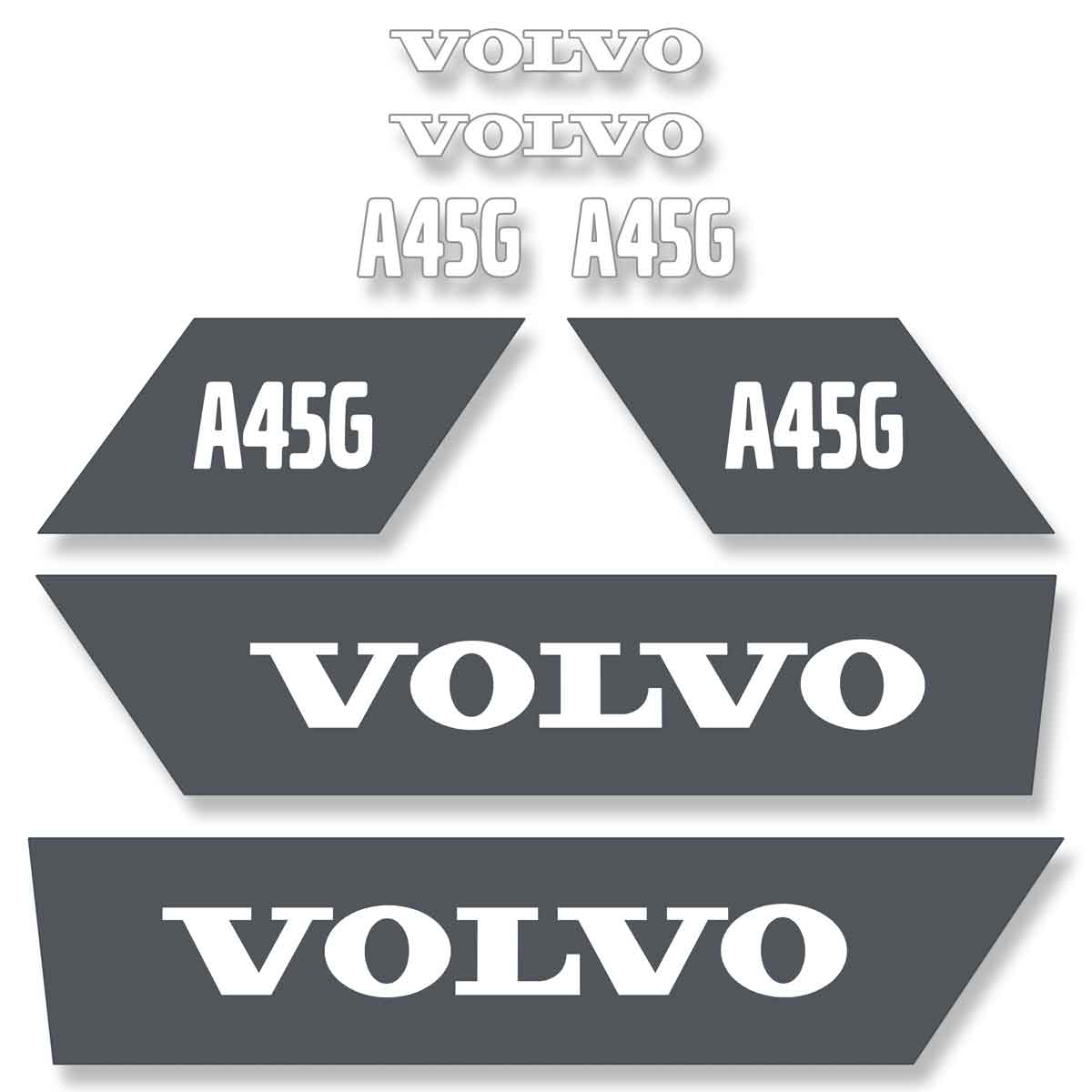 Volvo A45G Decal Kit