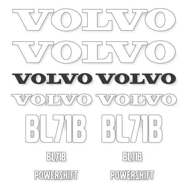 Volvo BL71B Decal Kit