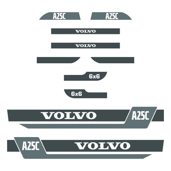 Volvo A25C Decal Kit