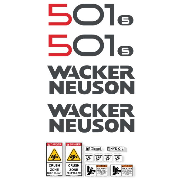 Wacker Neuson 501 S Decals