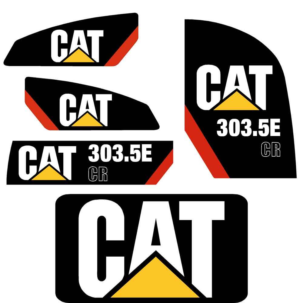 303.5E CR Decal Sticker Set