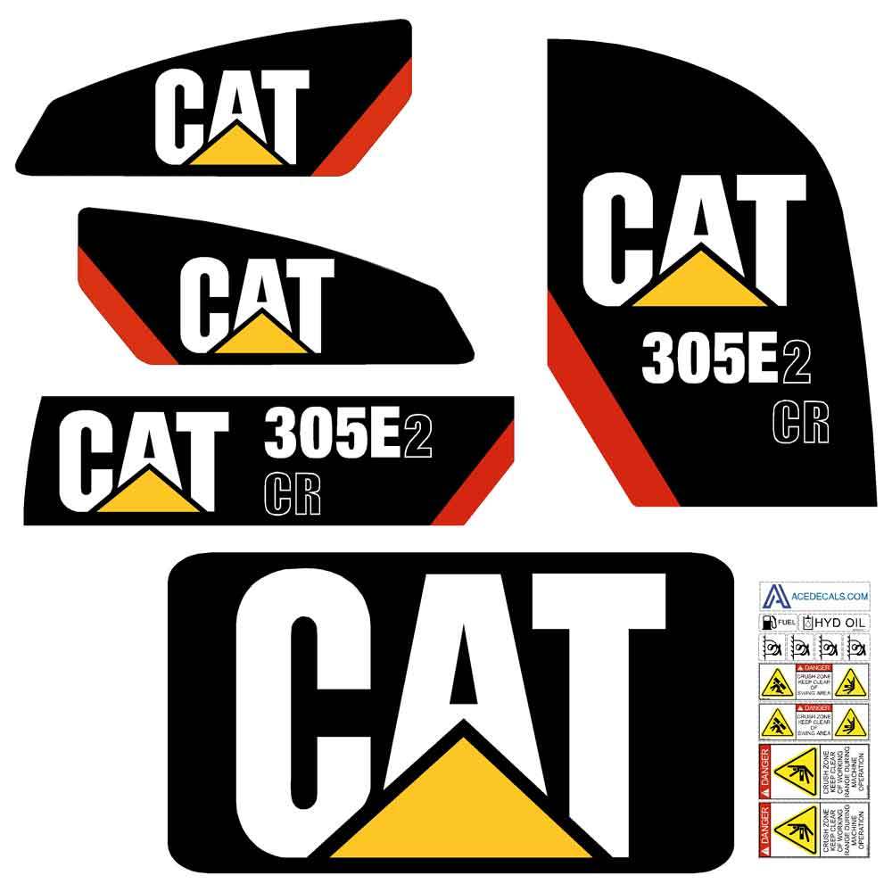 305E2 CR Decal Sticker Set