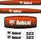 Bobcat 323 Decals Stickers