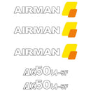 Airman AX50U-5 Decal Sticker Set