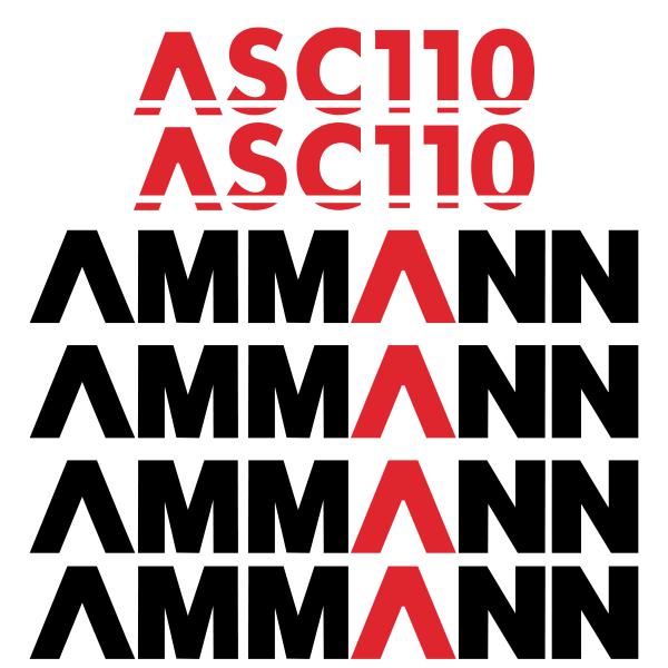 Ammann ASC110 Decal Kit