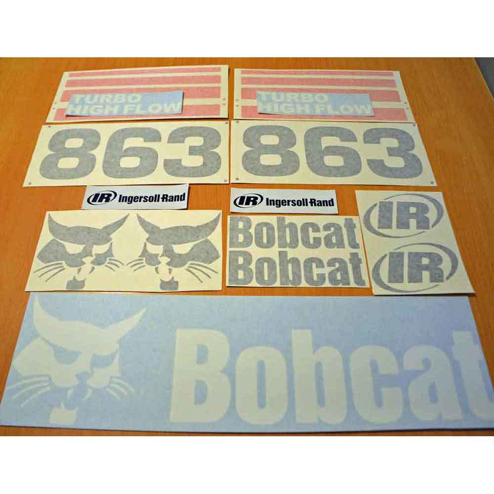 Bobcat 863 Decal Stickers