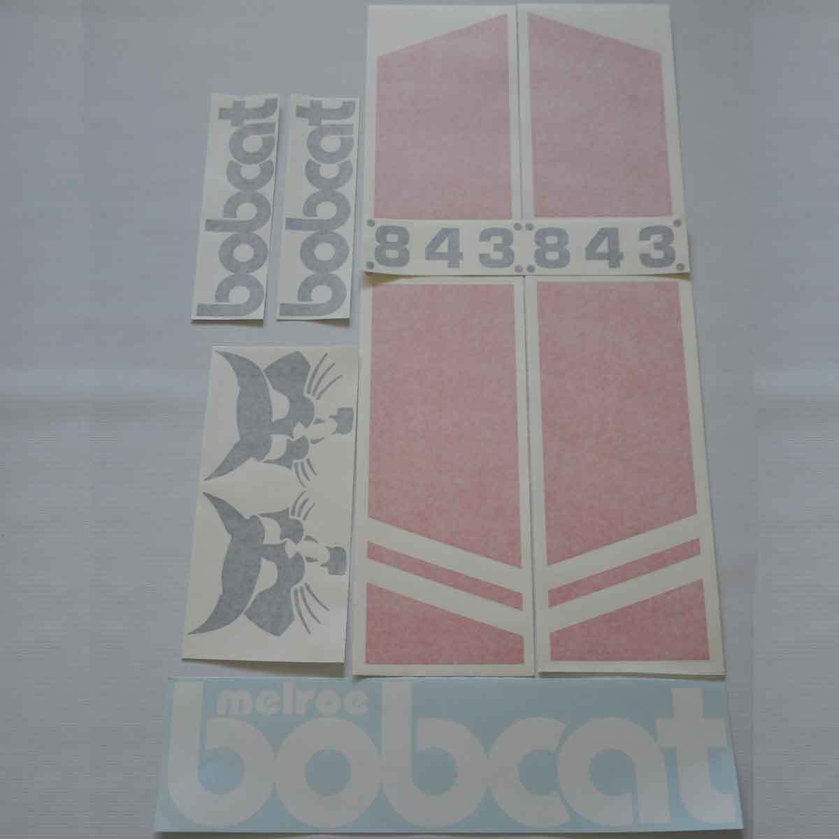 Bobcat 843 Decal Set Melroe