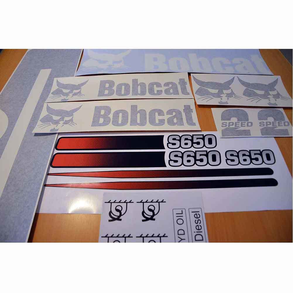 Bobcat S650 Decals Stickers