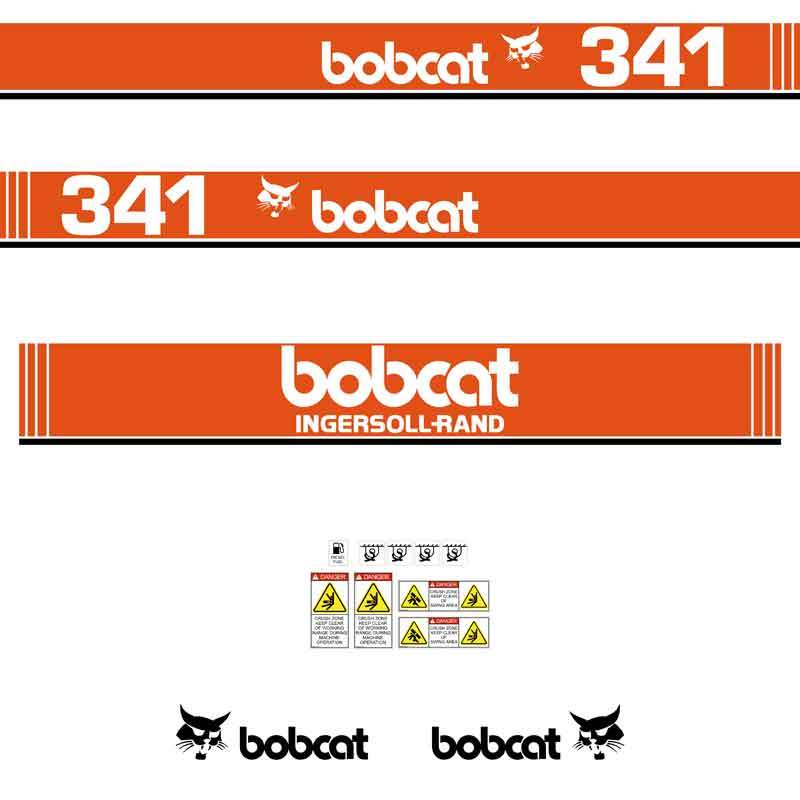 Bobcat 341 X Decals Stickers